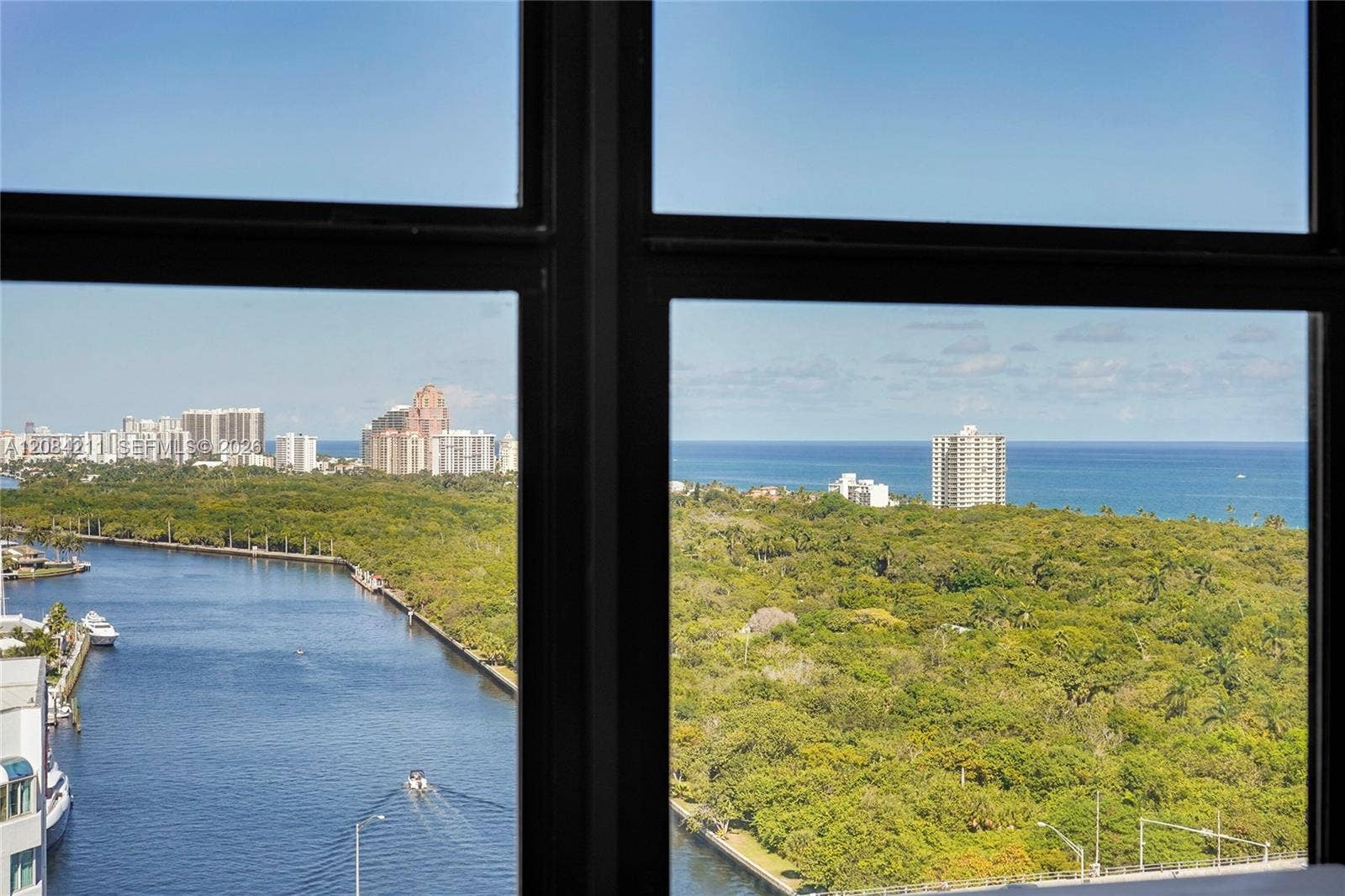 936 Intracoastal Drive, #21A, Fort Lauderdale, FL 33304 View North from primary bedroom