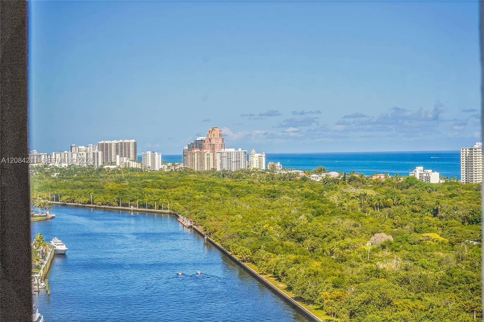 936 Intracoastal Drive, #21A, Fort Lauderdale, FL 33304 View North from living room