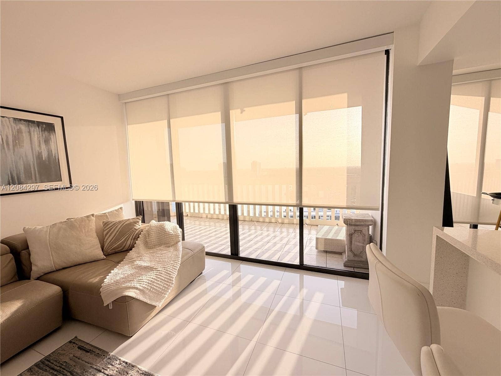 blinds going up