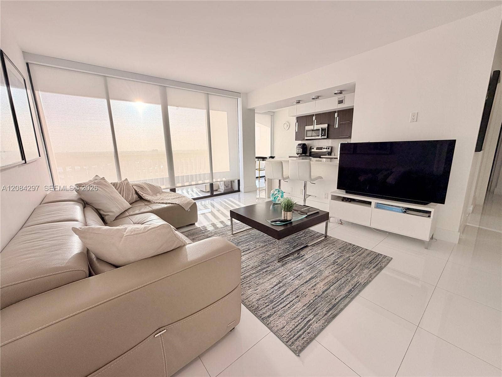 closed electric blinds