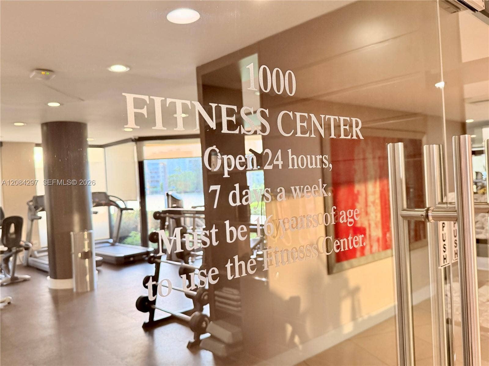 1000 Fitness Center - Open 24 hours, 7 days a week