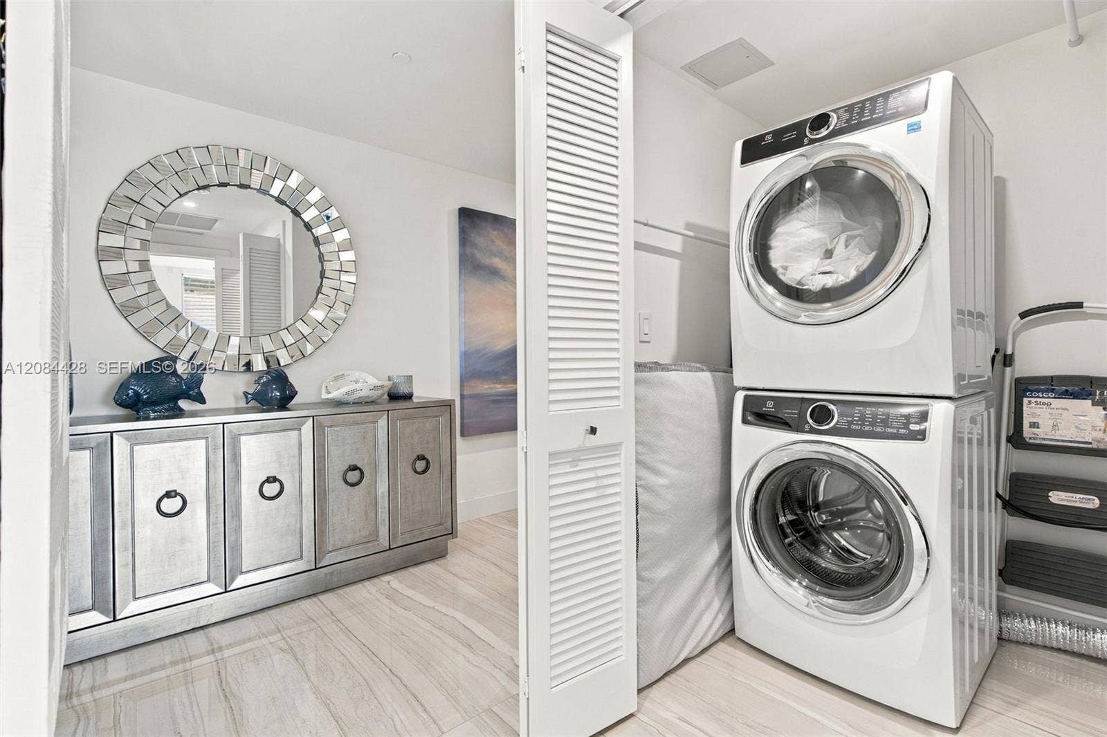 730 N Ocean Boulevard, #601, Pompano Beach, Pompano Beach, FL 33062 In-unit laundry room with full size washer and dryer.