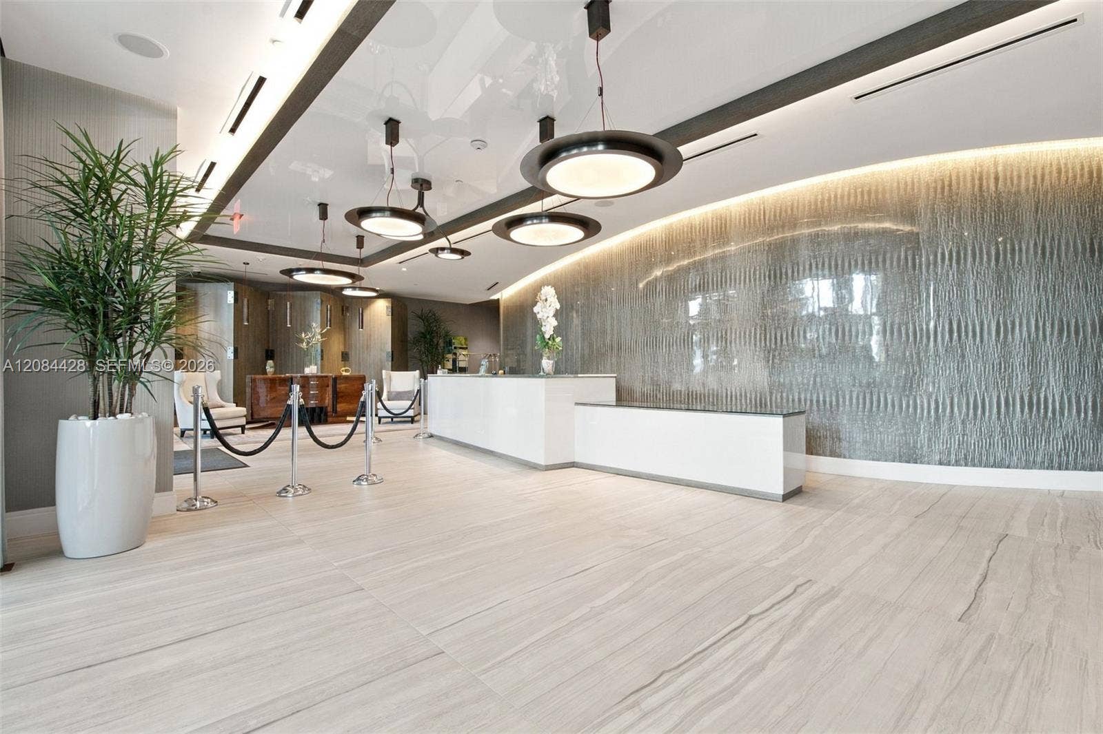 730 N Ocean Boulevard, #601, Pompano Beach, Pompano Beach, FL 33062 Elegant, contemporary reception area with attentive front-desk service.