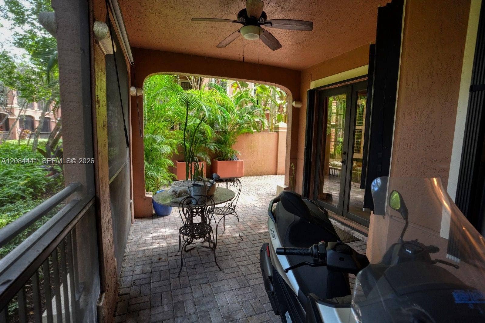 Patio suitable for entertaining and barbacue