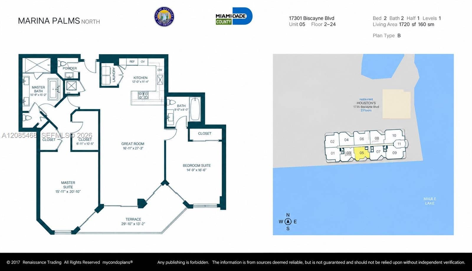 17301 Biscayne Boulevard, #1105, North Miami Beach, FL 33160 Photo 20