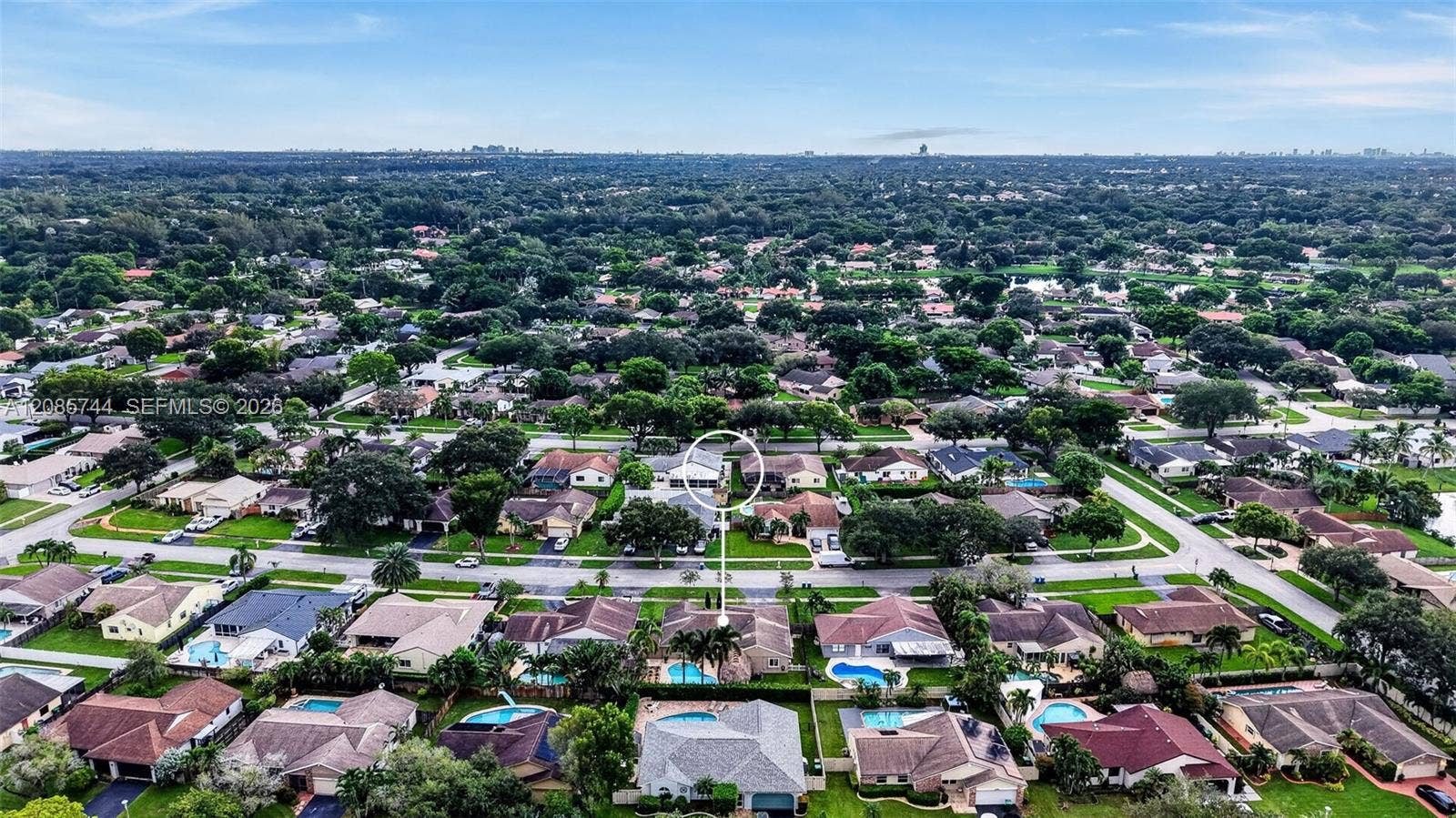 View toward Fort Lauderdale, to the east
