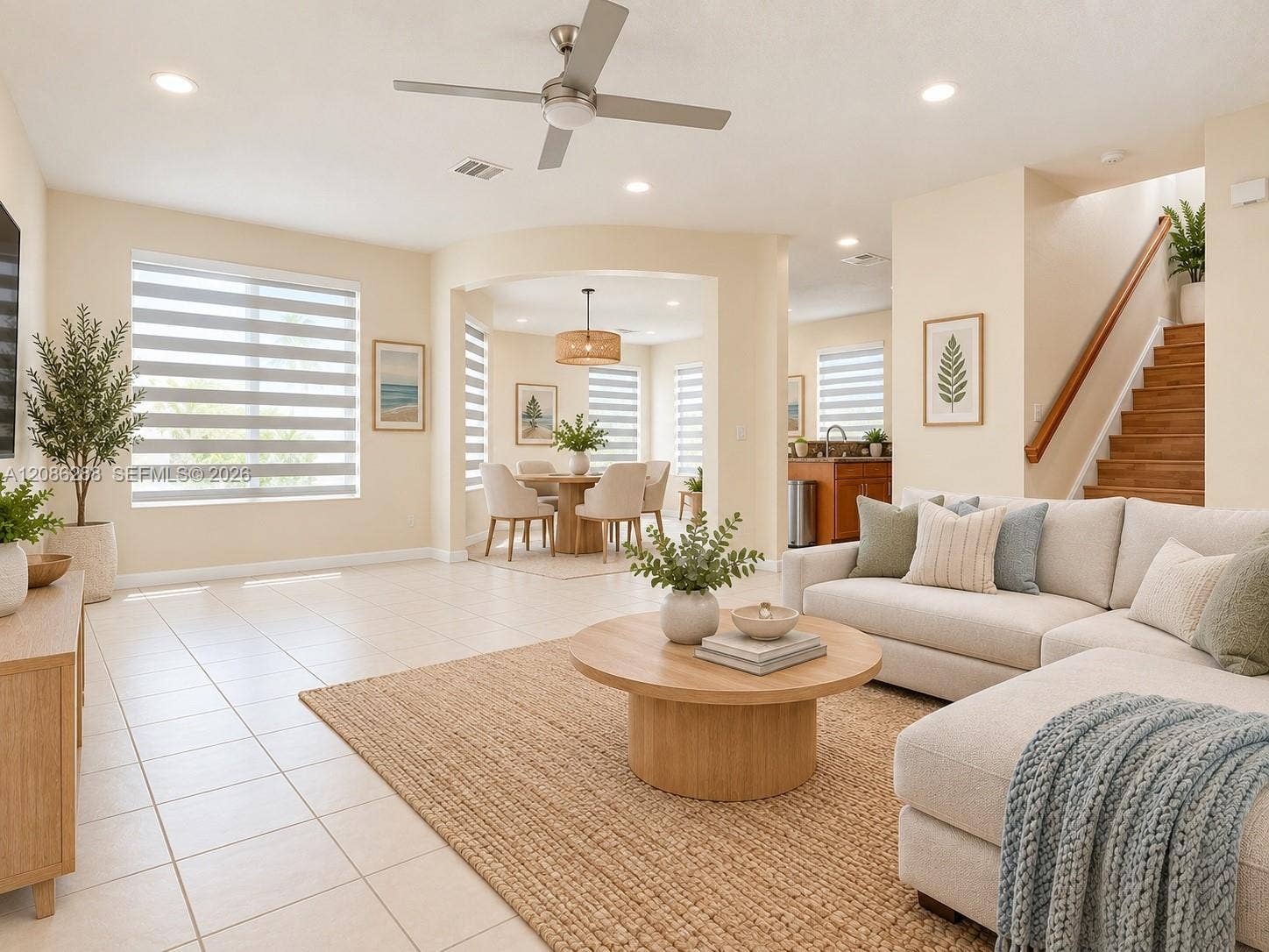 Virtually staged using AI for illustrative purposes. Furniture and dcor shown may not be present