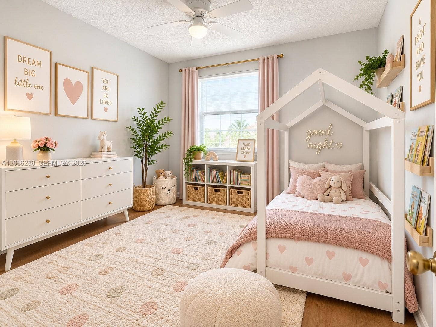 Virtually staged using AI for illustrative purposes. Furniture and dcor shown may not be present
