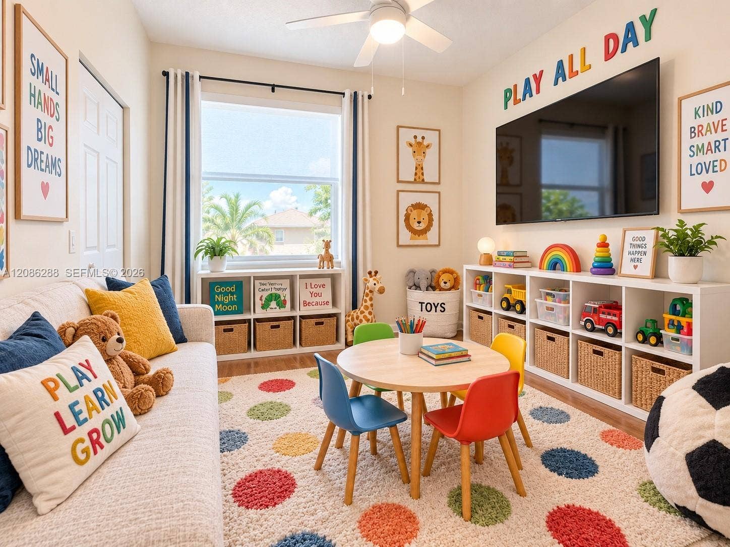 Virtually staged using AI for illustrative purposes. Furniture and dcor shown may not be present