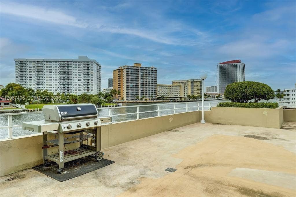 BBQ area at the sun deck