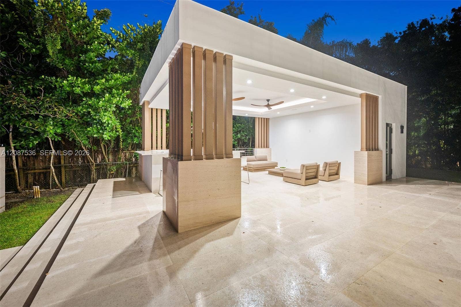 8920 SW 96th Street, Miami, FL 33176 Cabana with bbq,ice maker, sink, beverage fridge.