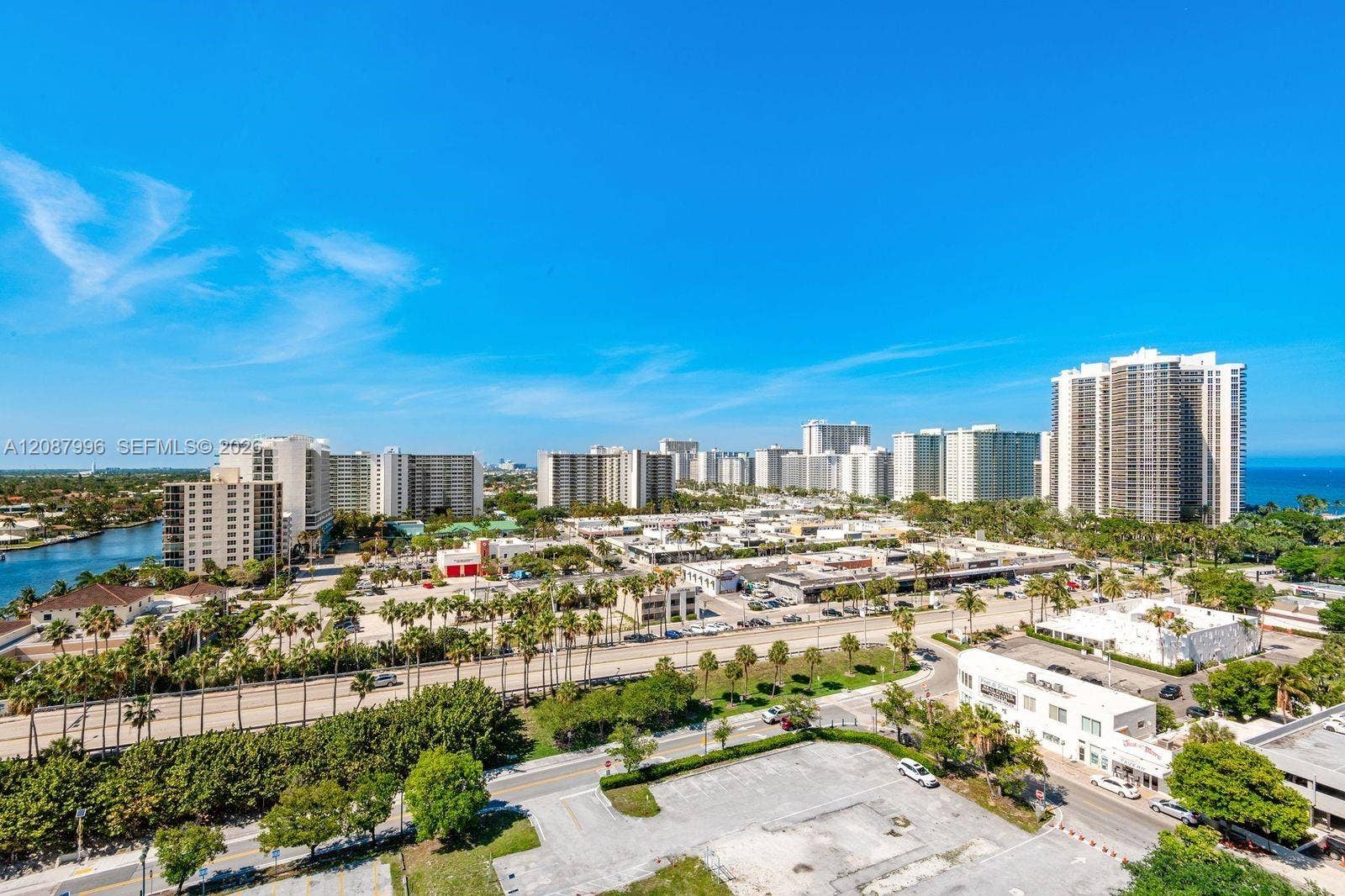 3020 NE 32nd Avenue, #1401, Fort Lauderdale, Fort Lauderdale, FL 33308 View From Large Balcony Off Living Room
