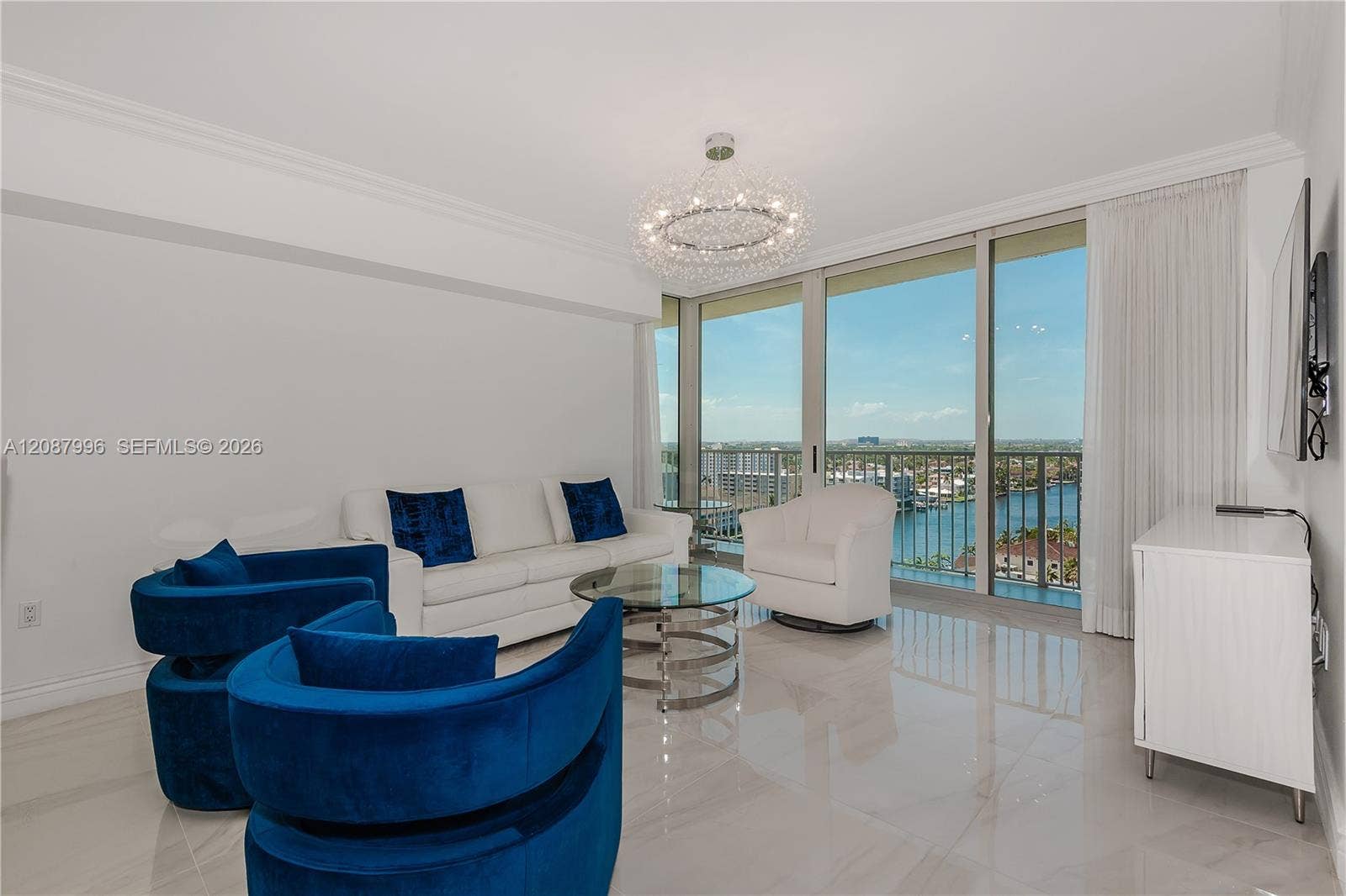 3020 NE 32nd Avenue, #1401, Fort Lauderdale, Fort Lauderdale, FL 33308 Spectacular Intracoastal & City View From Living Room