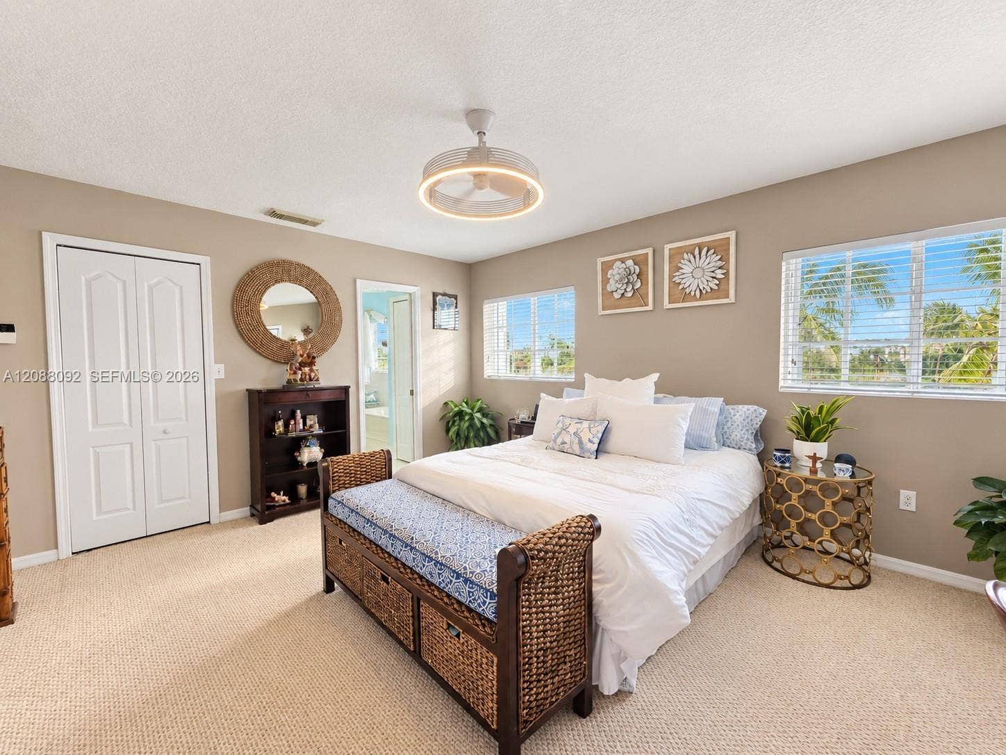 Two walk-in closets provide generous storage. Primary Bedroom, a comfortable retreat to begin and end each day.