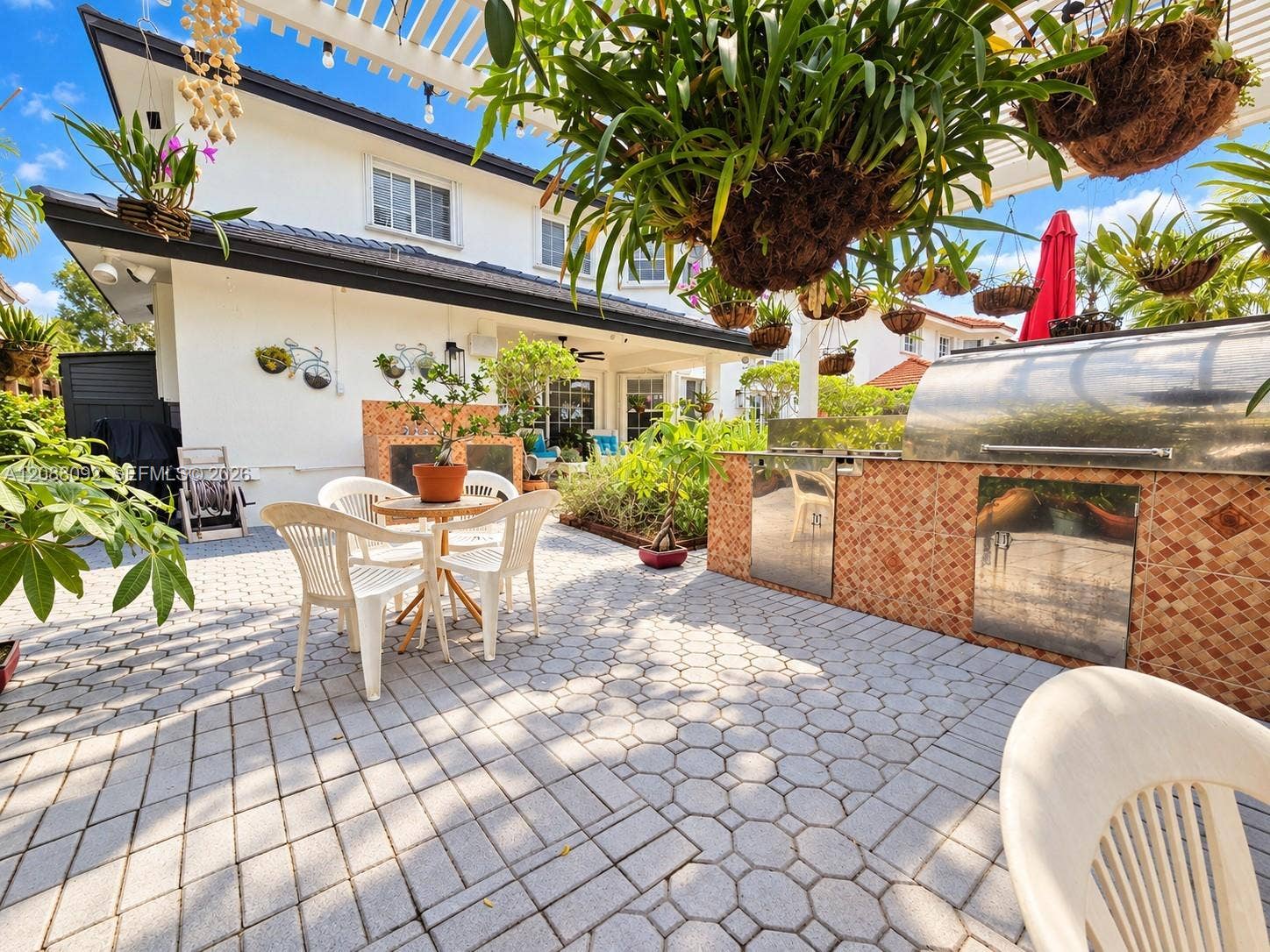 Outdoor kitchen BBQ