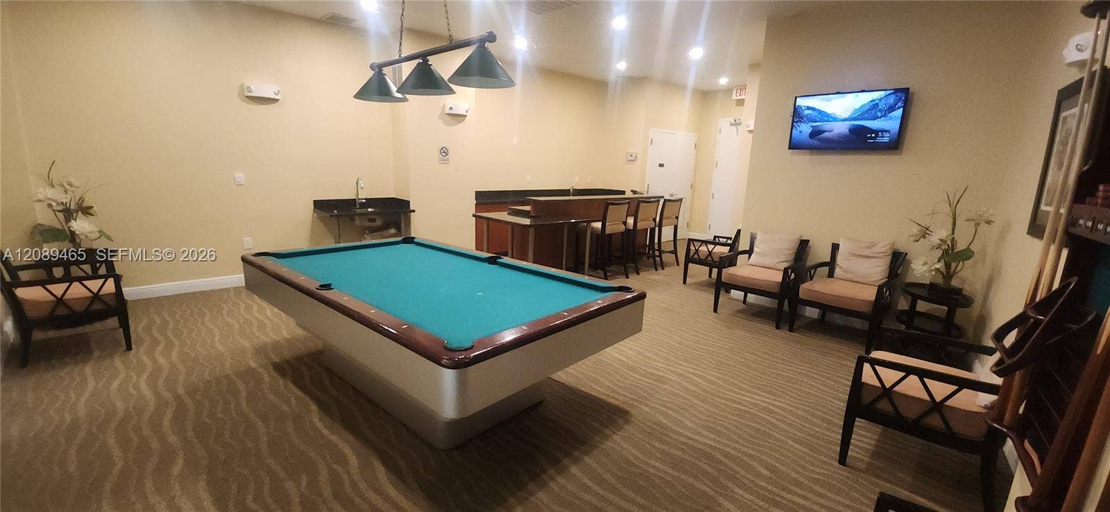 1745 E Hallandale Beach Boulevard, #2308W, Hallandale Beach, FL 33009 Billard and more room
