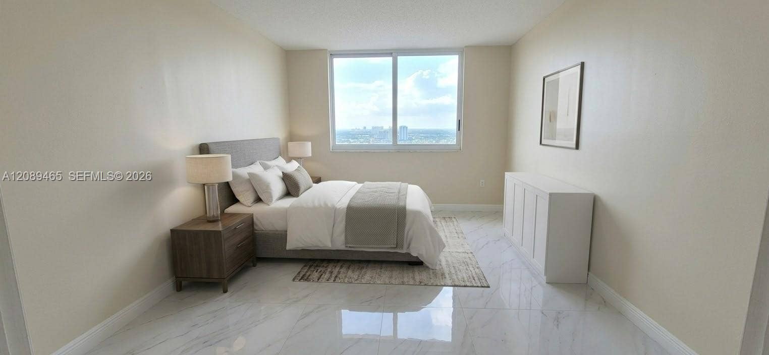 1745 E Hallandale Beach Boulevard, #2308W, Hallandale Beach, FL 33009 Virtually Staged - Proposed Renovation & Furnishing