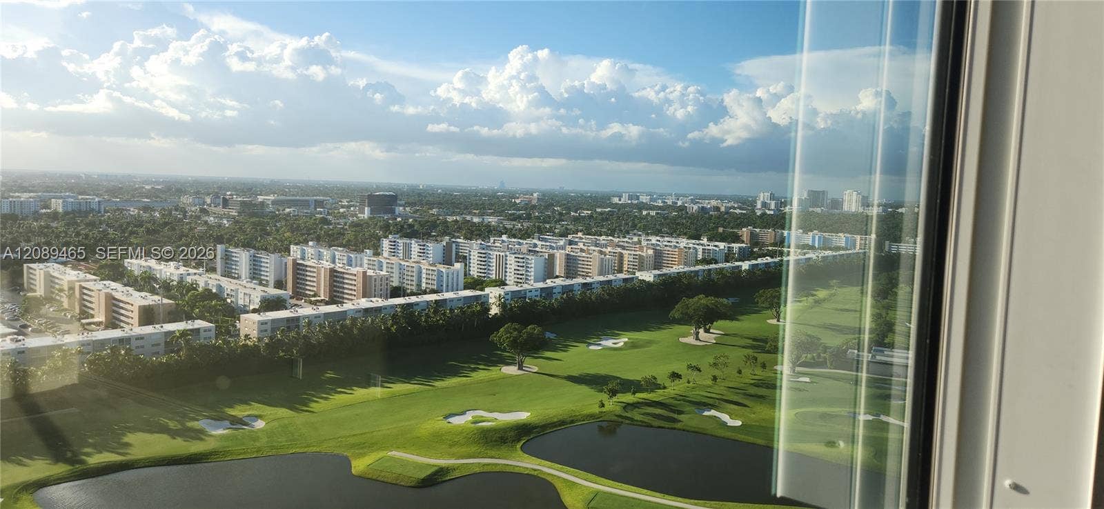 1745 E Hallandale Beach Boulevard, #2308W, Hallandale Beach, FL 33009 from the bedrooms see the golf course and more