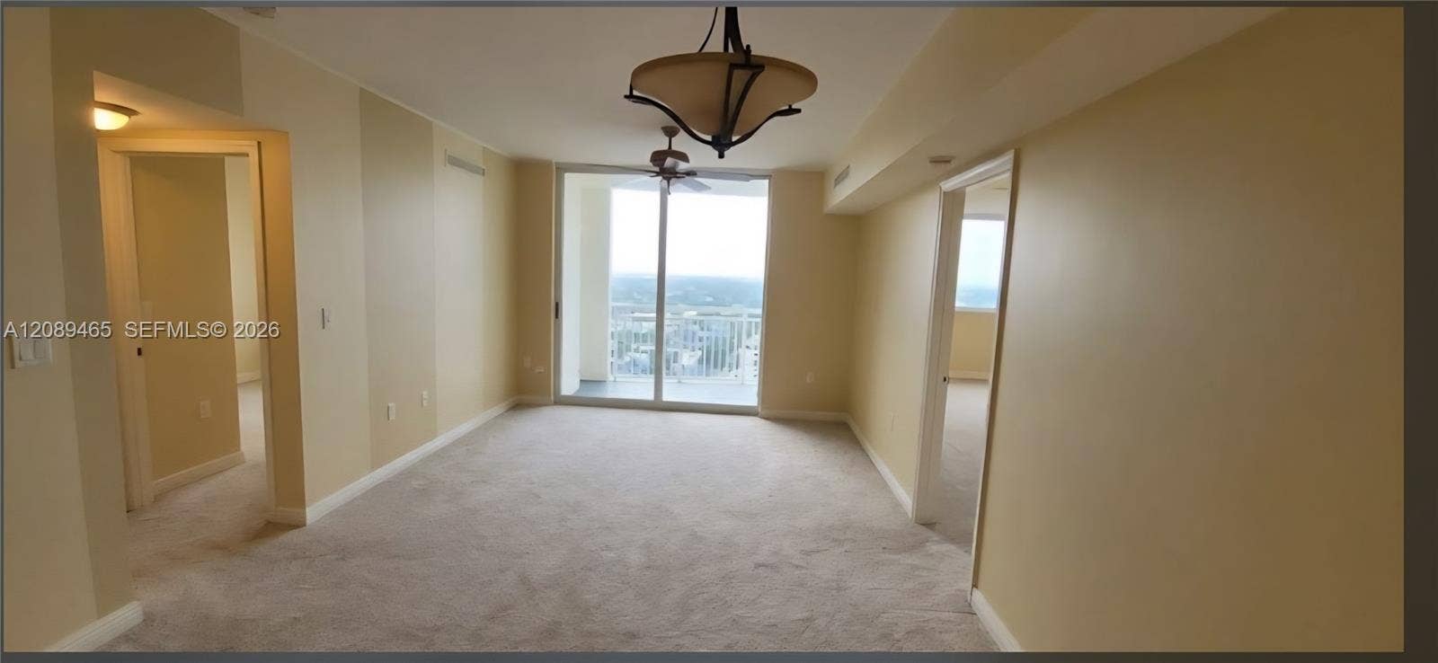 1745 E Hallandale Beach Boulevard, #2308W, Hallandale Beach, FL 33009 living area is bright and with your ingenuity it can be amazing