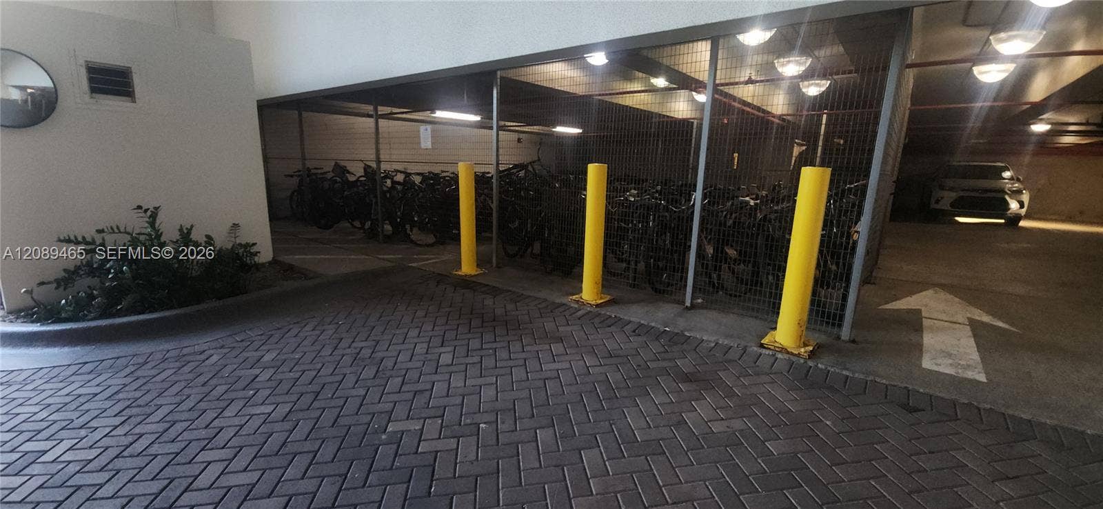 1745 E Hallandale Beach Boulevard, #2308W, Hallandale Beach, FL 33009 secured bike area