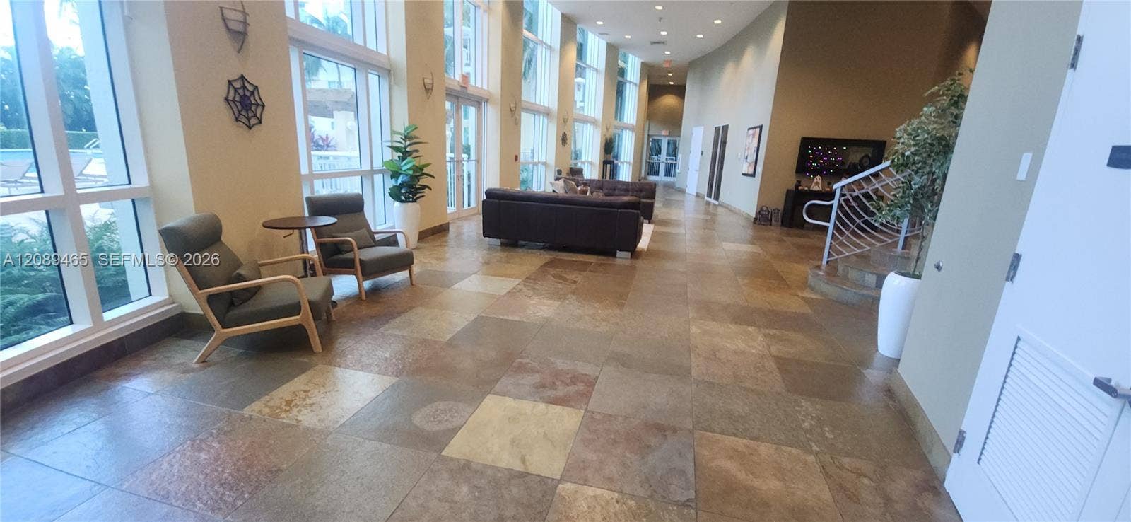 1745 E Hallandale Beach Boulevard, #2308W, Hallandale Beach, FL 33009 delightful secured lobby