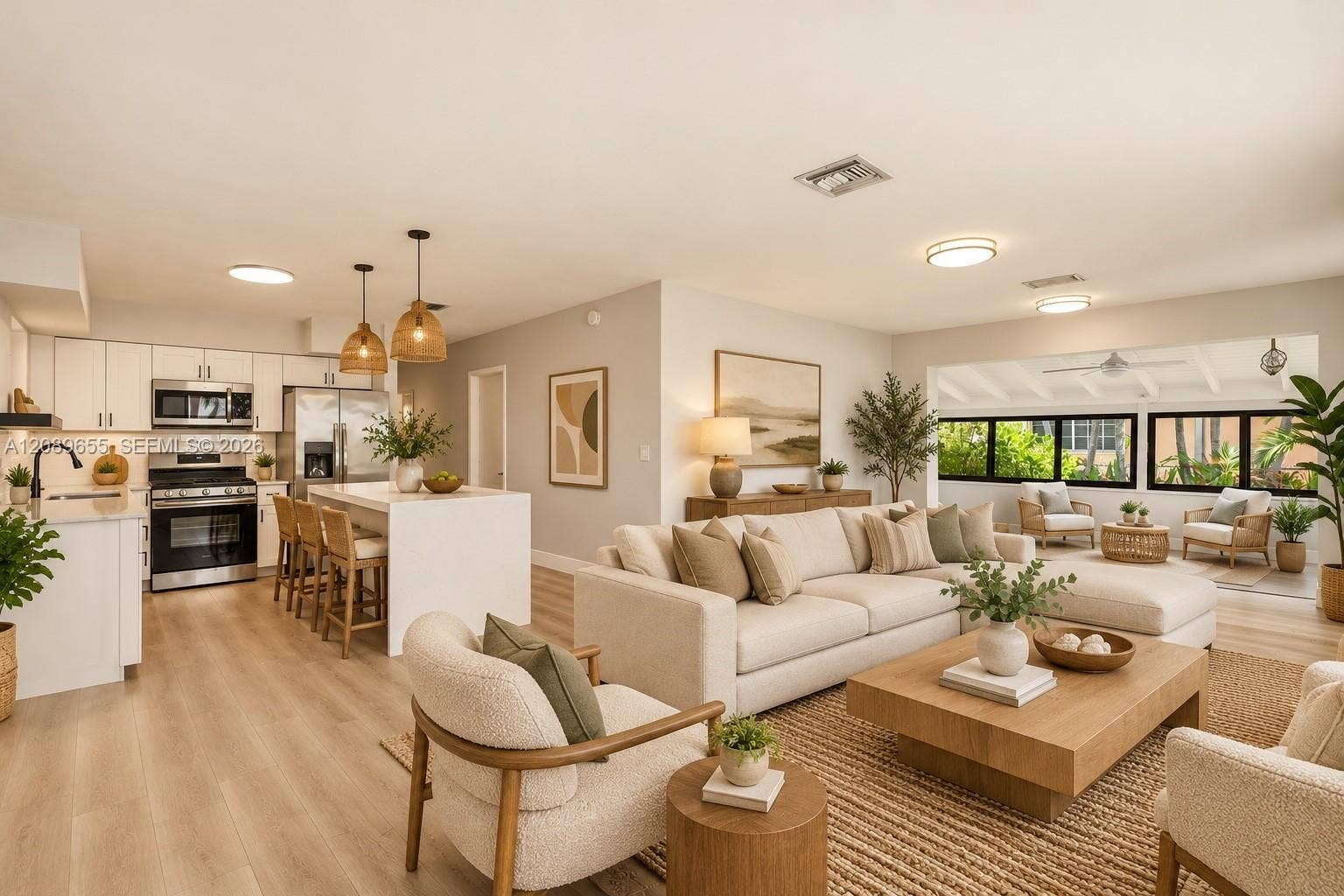 Virtual staging