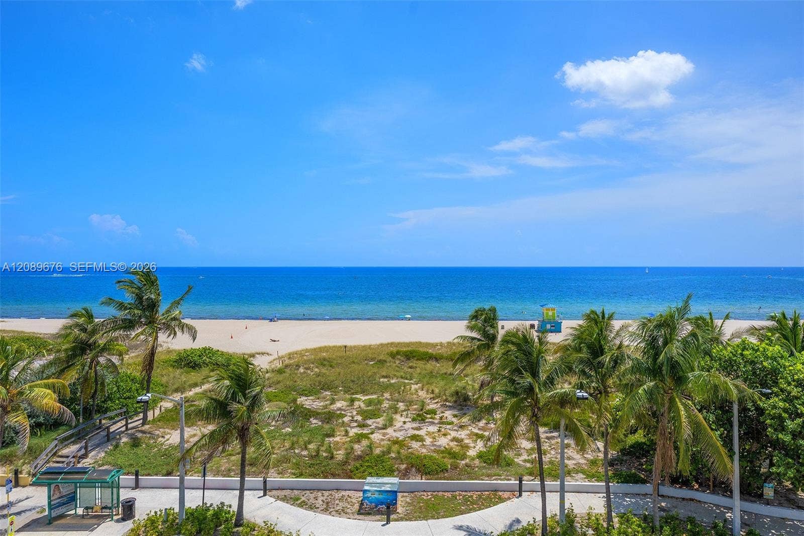 497 N Ocean Boulevard, #1, Pompano Beach, FL 33062 The beach across the street.