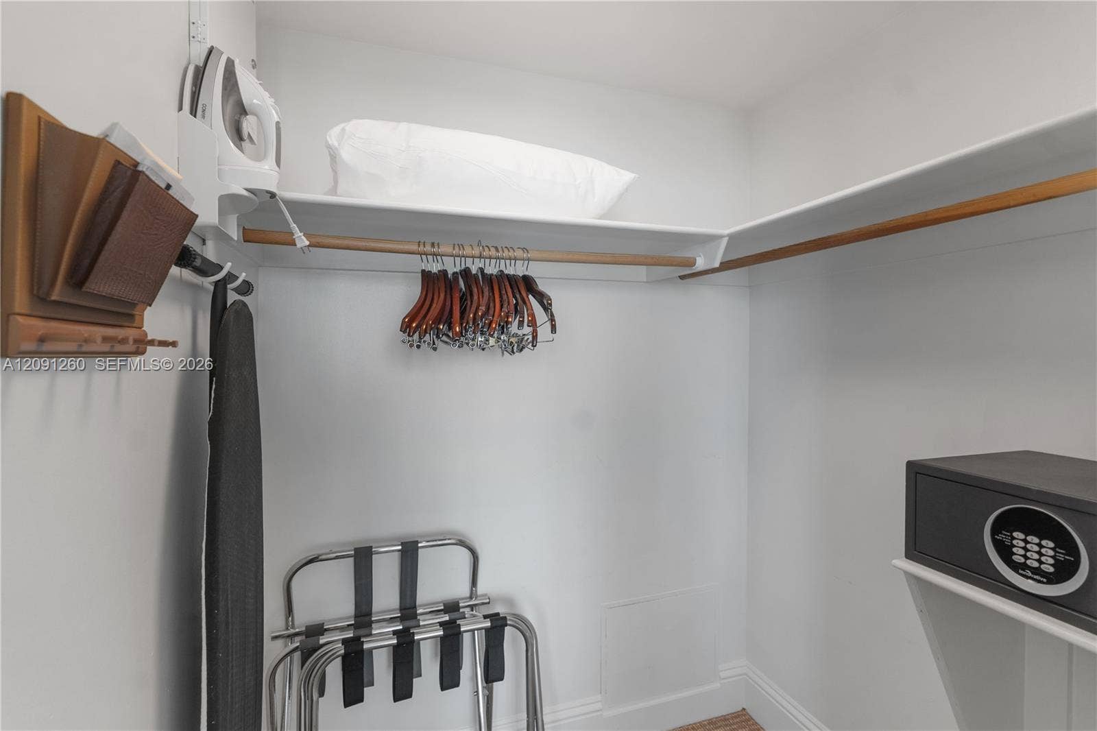 Primary closet