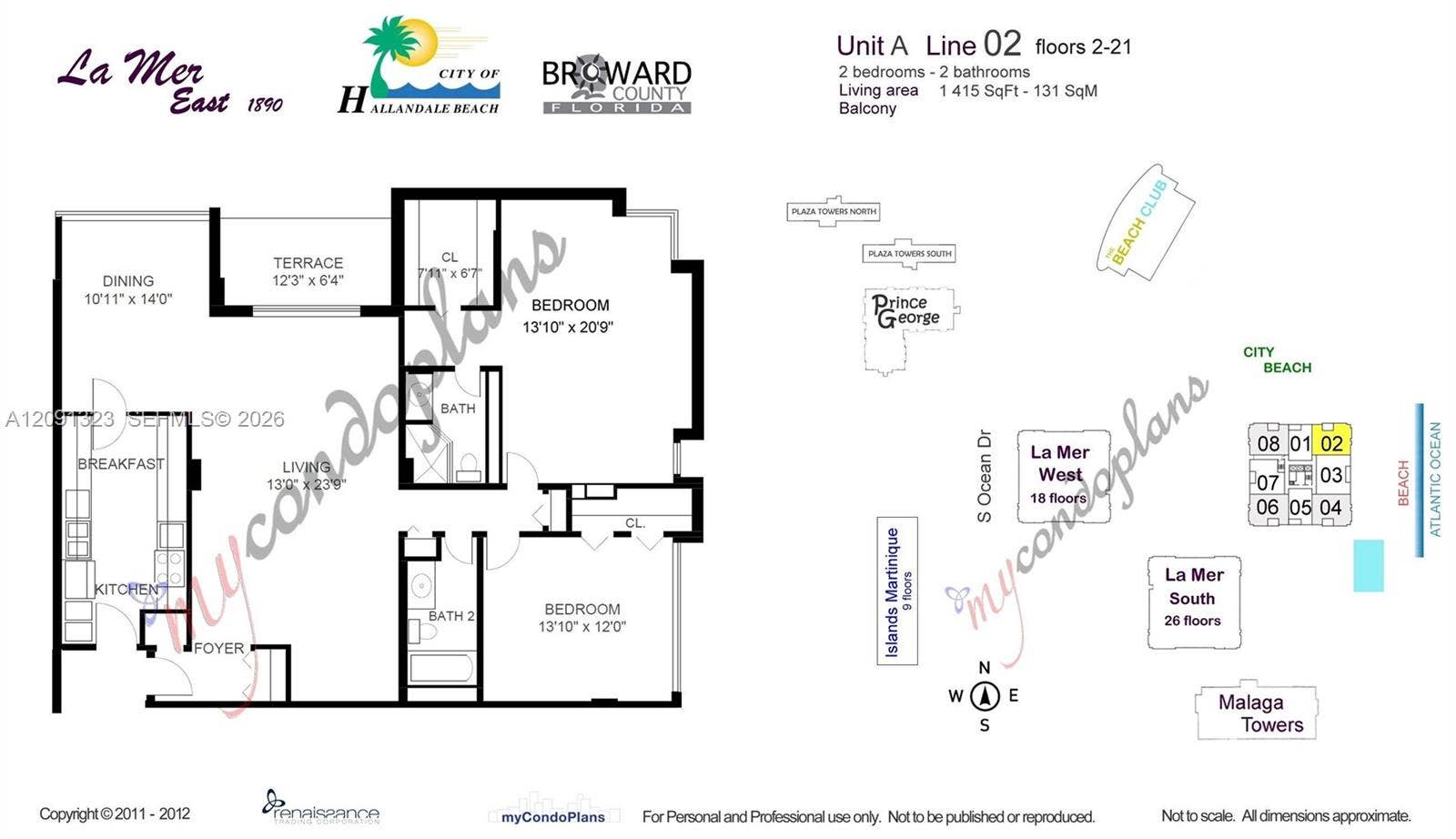 1890 S Ocean Drive, #702, Hallandale Beach, Hallandale Beach, FL 33009 Photo 9