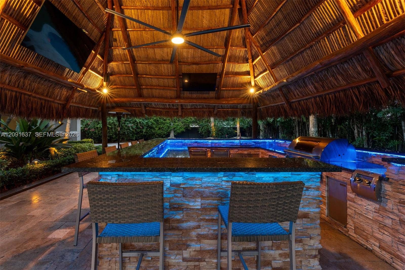 14800 SW 166th Street, Miami, FL 33187 Outdoor Kitchen- Fire Magic appliances