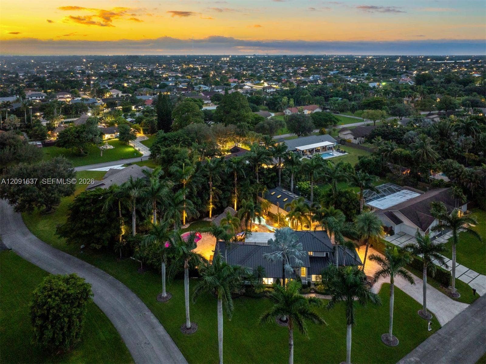 14800 SW 166th Street, Miami, FL 33187 This Estate Home has a large home, paradise backyard and a large warehouse for all the toys.