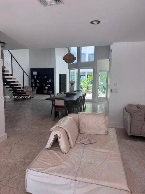 1028 88th Street, Surfside, FL 33154 view from Florida room towards entrance