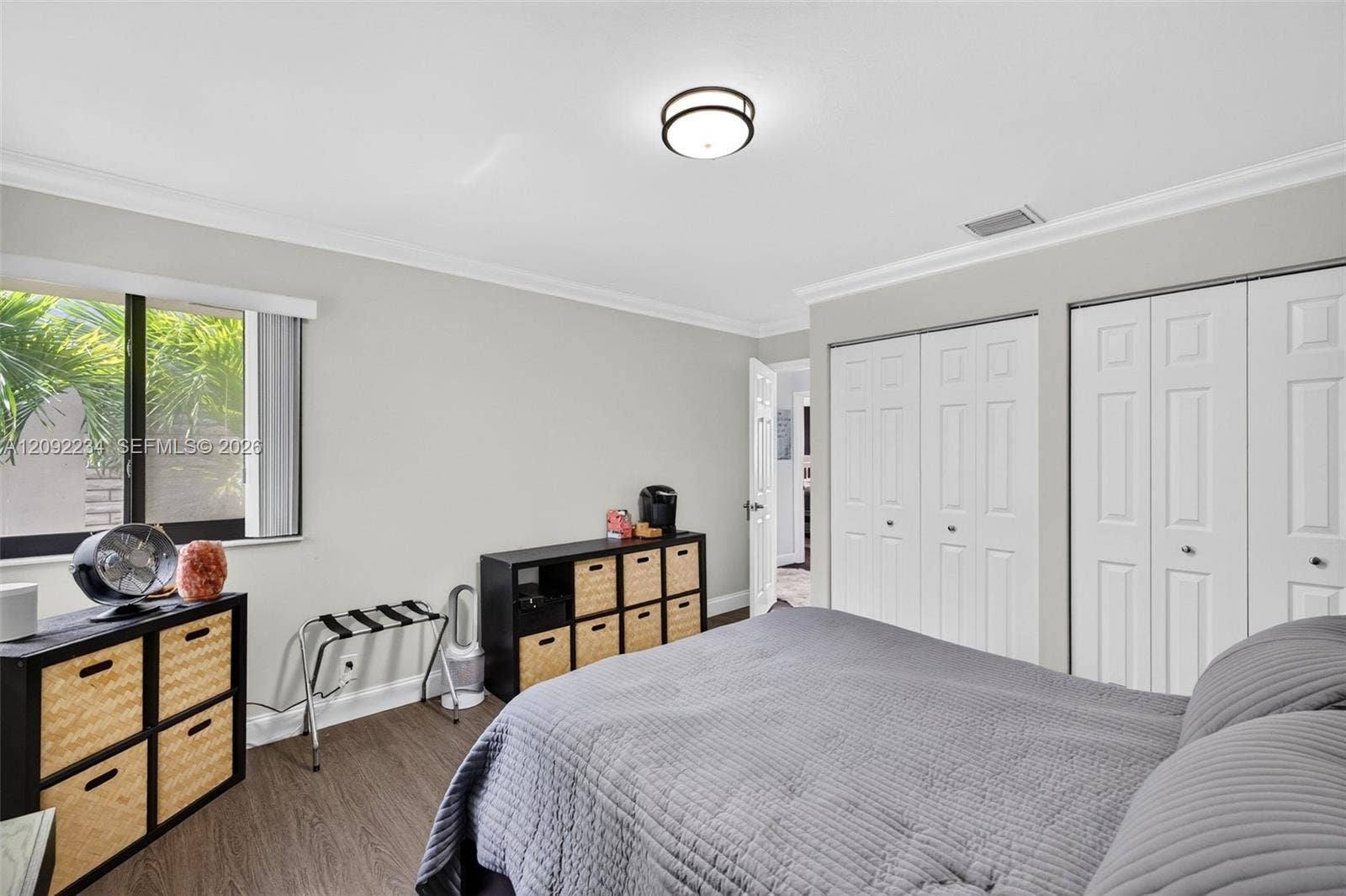 1401 NE 9th Street, #50, Fort Lauderdale, FL 33304 Second Bedroom has Plenty of Closet Space for Storage