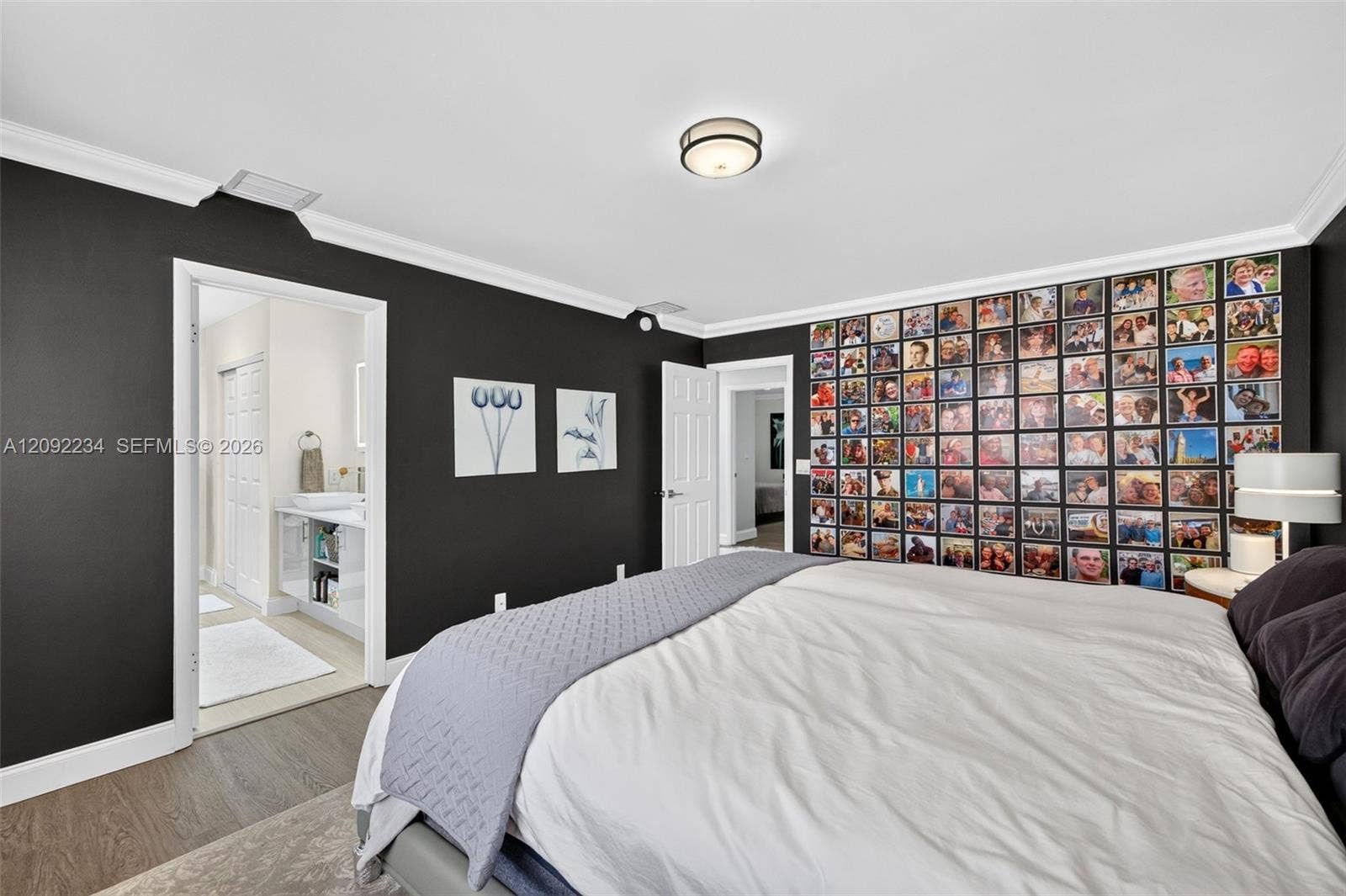 1401 NE 9th Street, #50, Fort Lauderdale, FL 33304 Crown Molding Adds that Extra Touch to the Master Bedroom