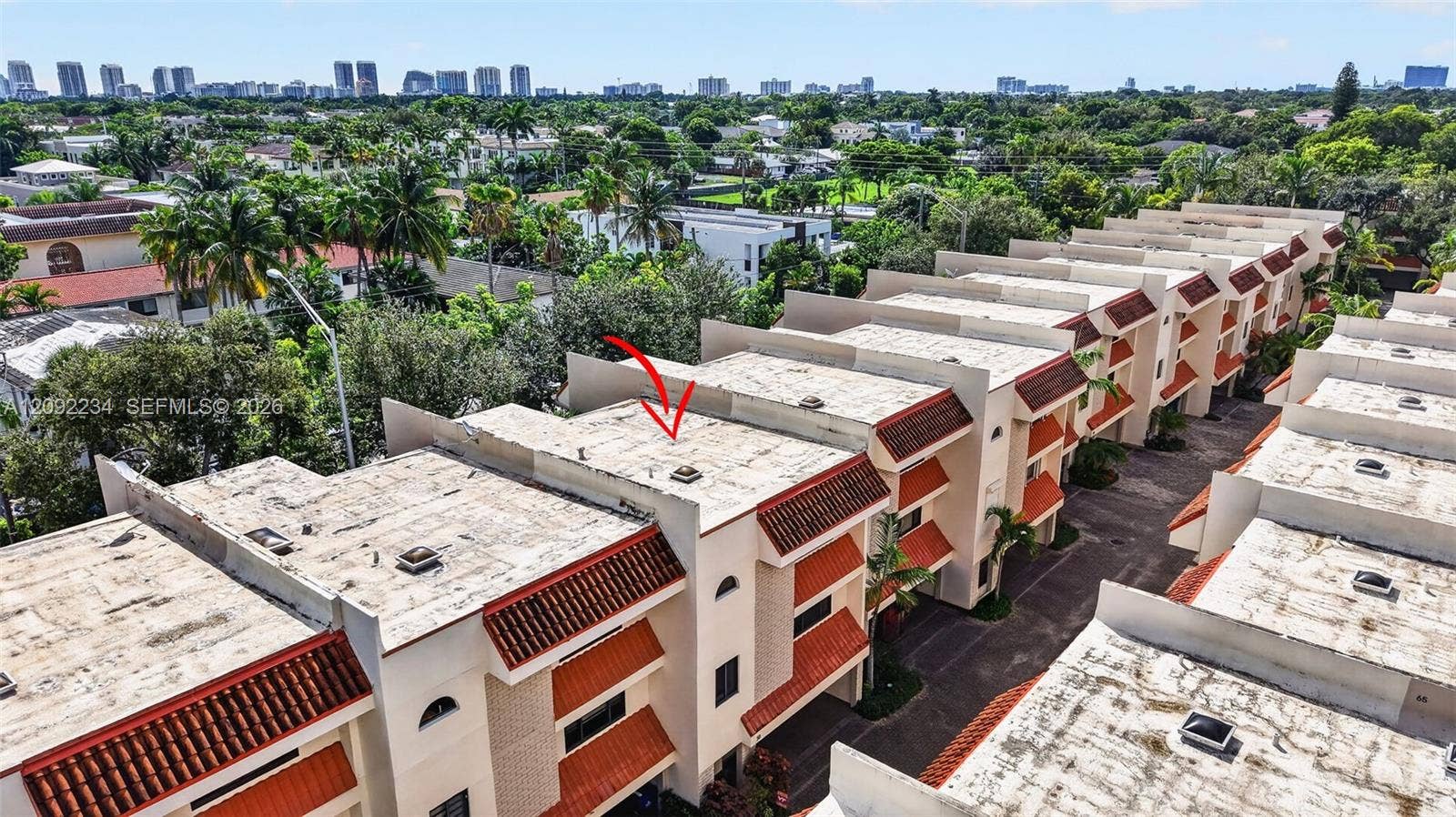 1401 NE 9th Street, #50, Fort Lauderdale, FL 33304 Each Townhouse Separated by a Firewall for Extra Safety