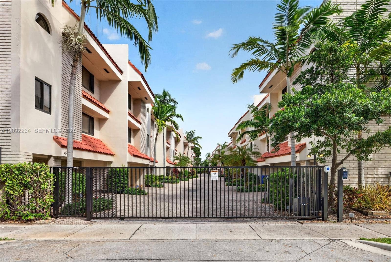 1401 NE 9th Street, #50, Fort Lauderdale, FL 33304 Security Gate is Motion Activated from Inside the Complex for Your Convenience