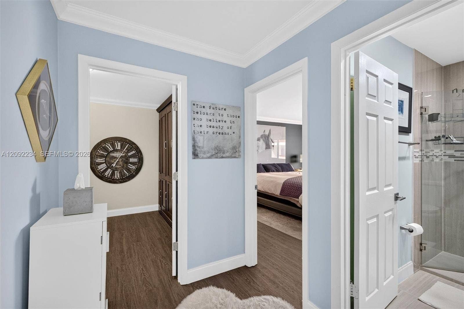 1401 NE 9th Street, #50, Fort Lauderdale, FL 33304 Third Floor Landing Allows Access to All Three Bedrooms