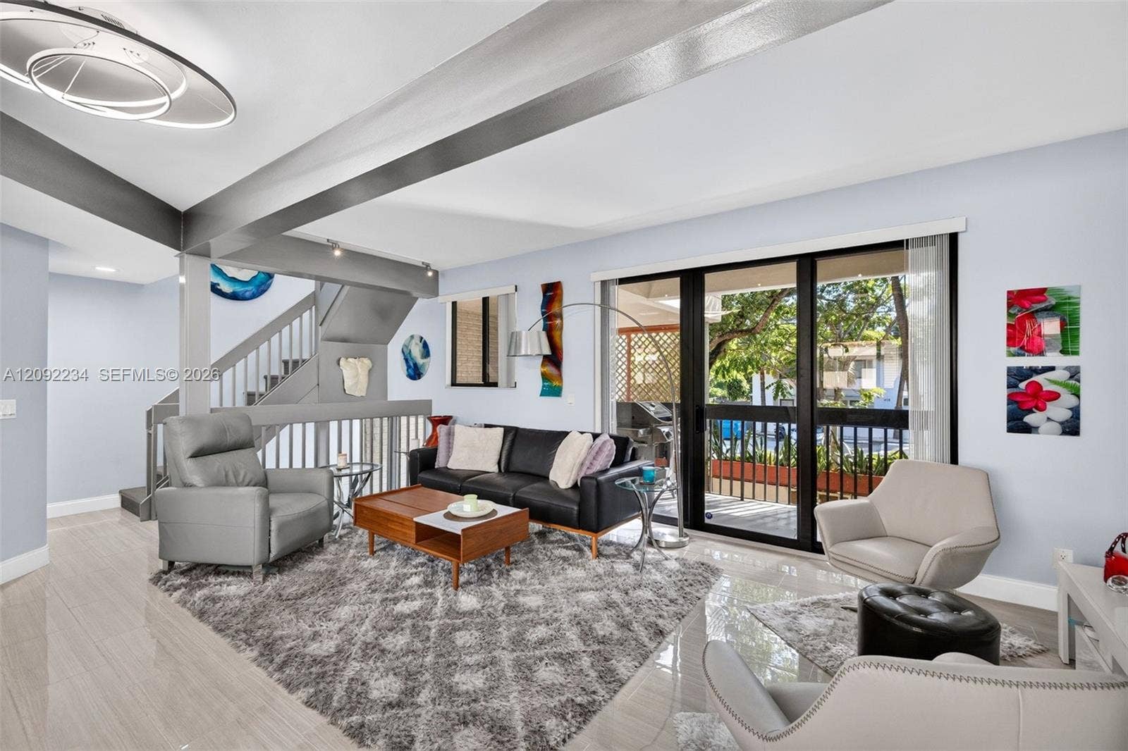1401 NE 9th Street, #50, Fort Lauderdale, FL 33304 Open Floor Plan Allows for a Very Organic Flow Throughout the Townhouse