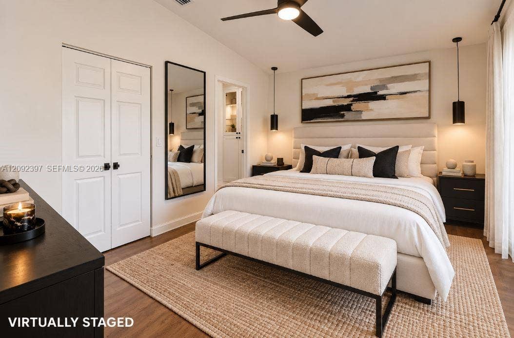 127 Danielle Court, Weston, FL 33326 Virtually Staged Primary Bedroom