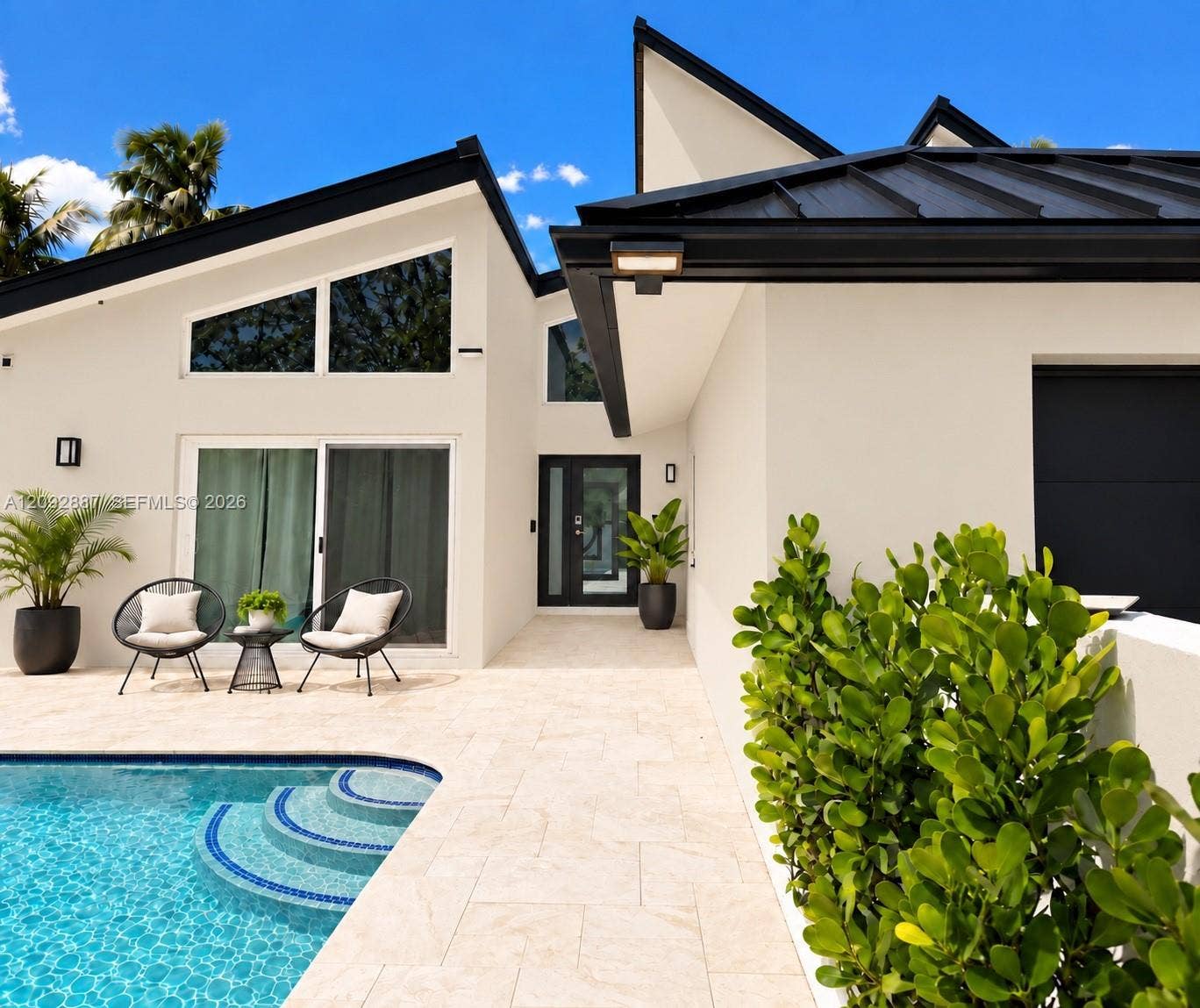 New Marble Courtyard,Pool resurfaced and tiled