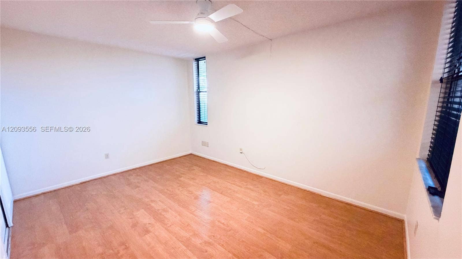 6800 Cypress Road, #401, Plantation, Plantation, FL 33317 Two-windows bedroom w/ ceiling fan