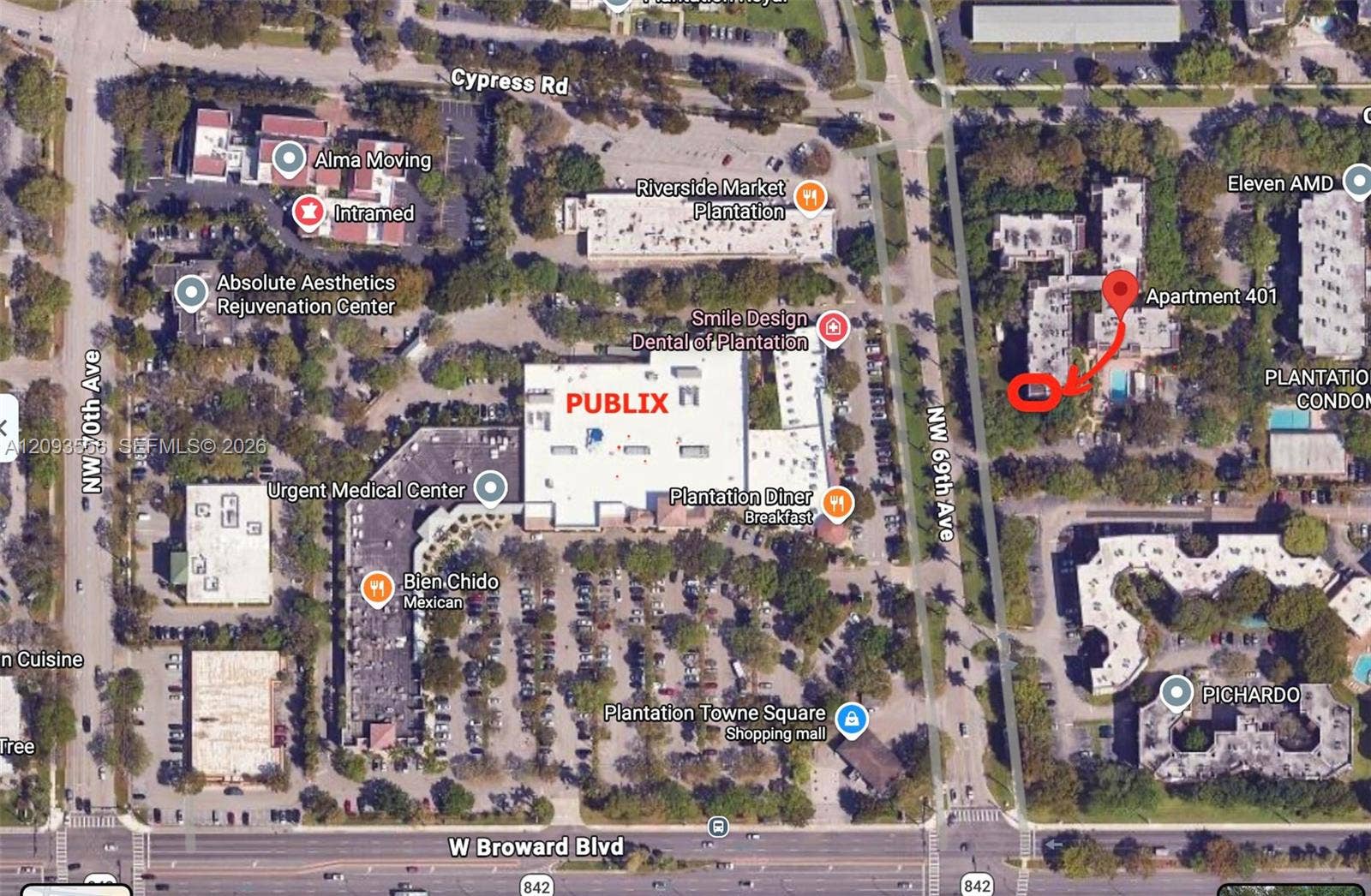 6800 Cypress Road, #401, Plantation, Plantation, FL 33317 Best location in Plantation