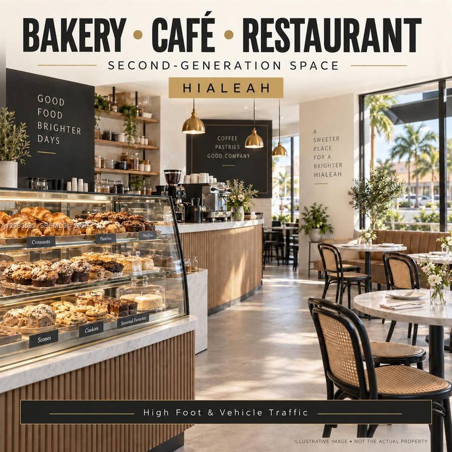 Property photo for Second Generation Second Generation Bakery / Restaurant In Hialeah, Hialeah, FL