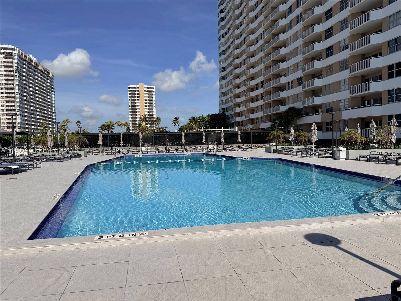 1965 S Ocean Drive, #18C, Hallandale Beach, Hallandale Beach, FL 33009 Oceanside pool