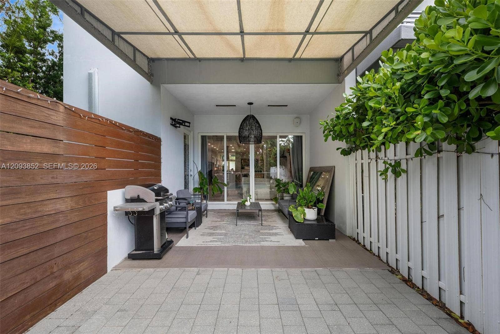 Covered patio