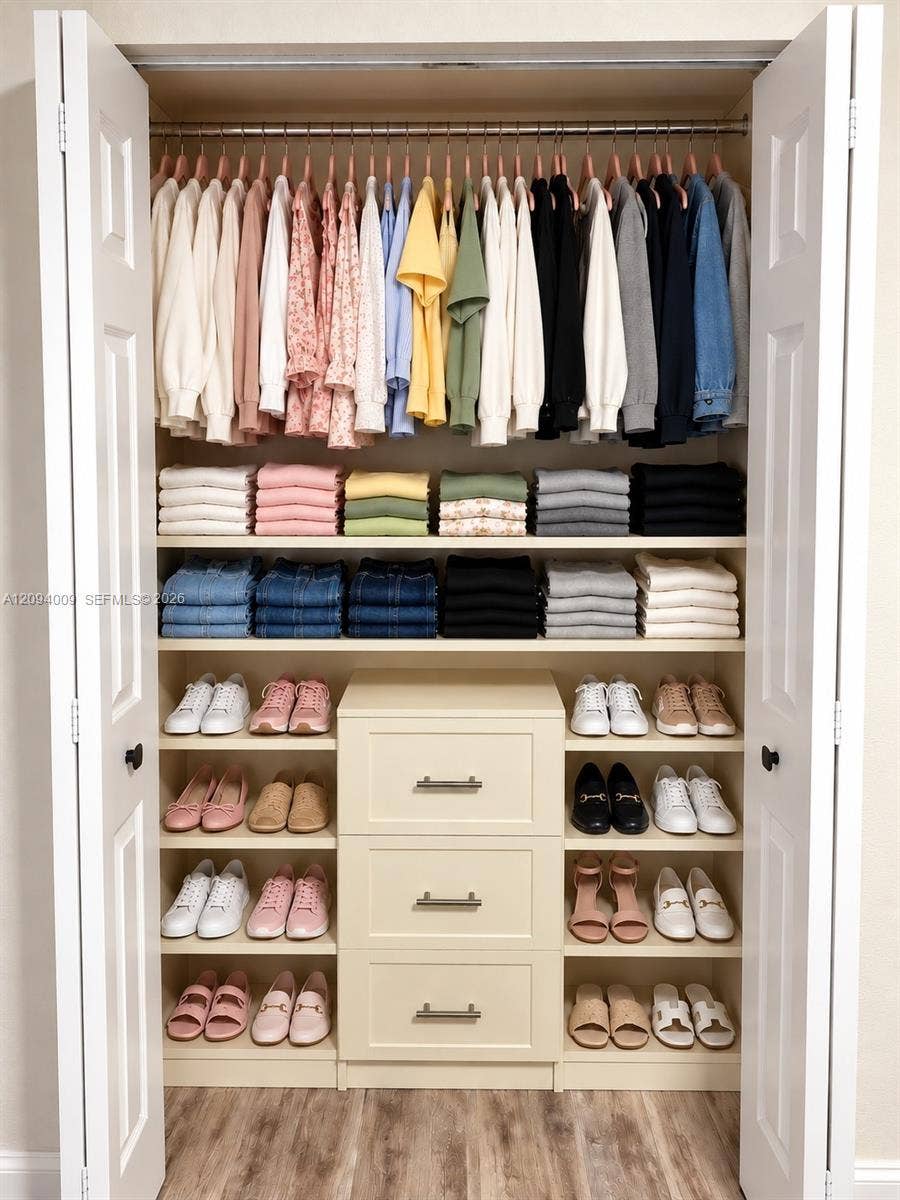 custom-made closet bedroom #2