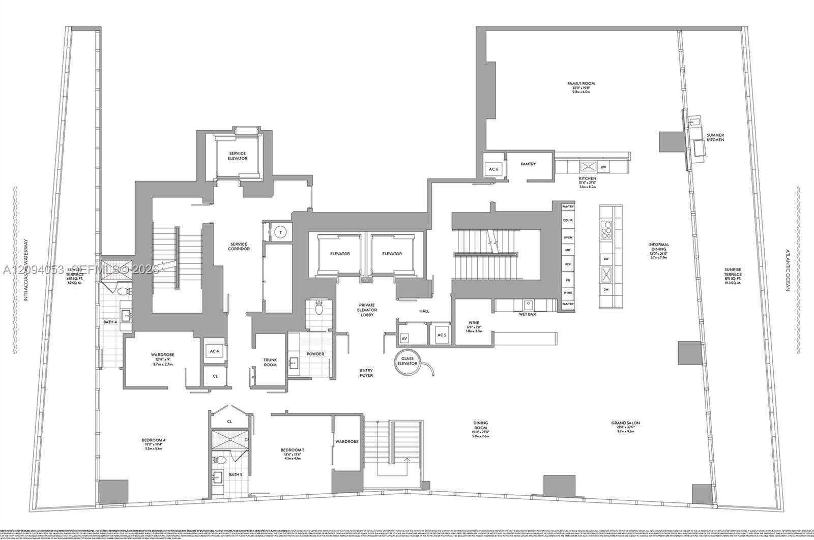 18501 Collins Avenue, #PH5204, Sunny Isles Beach, FL 33160 2nd Level