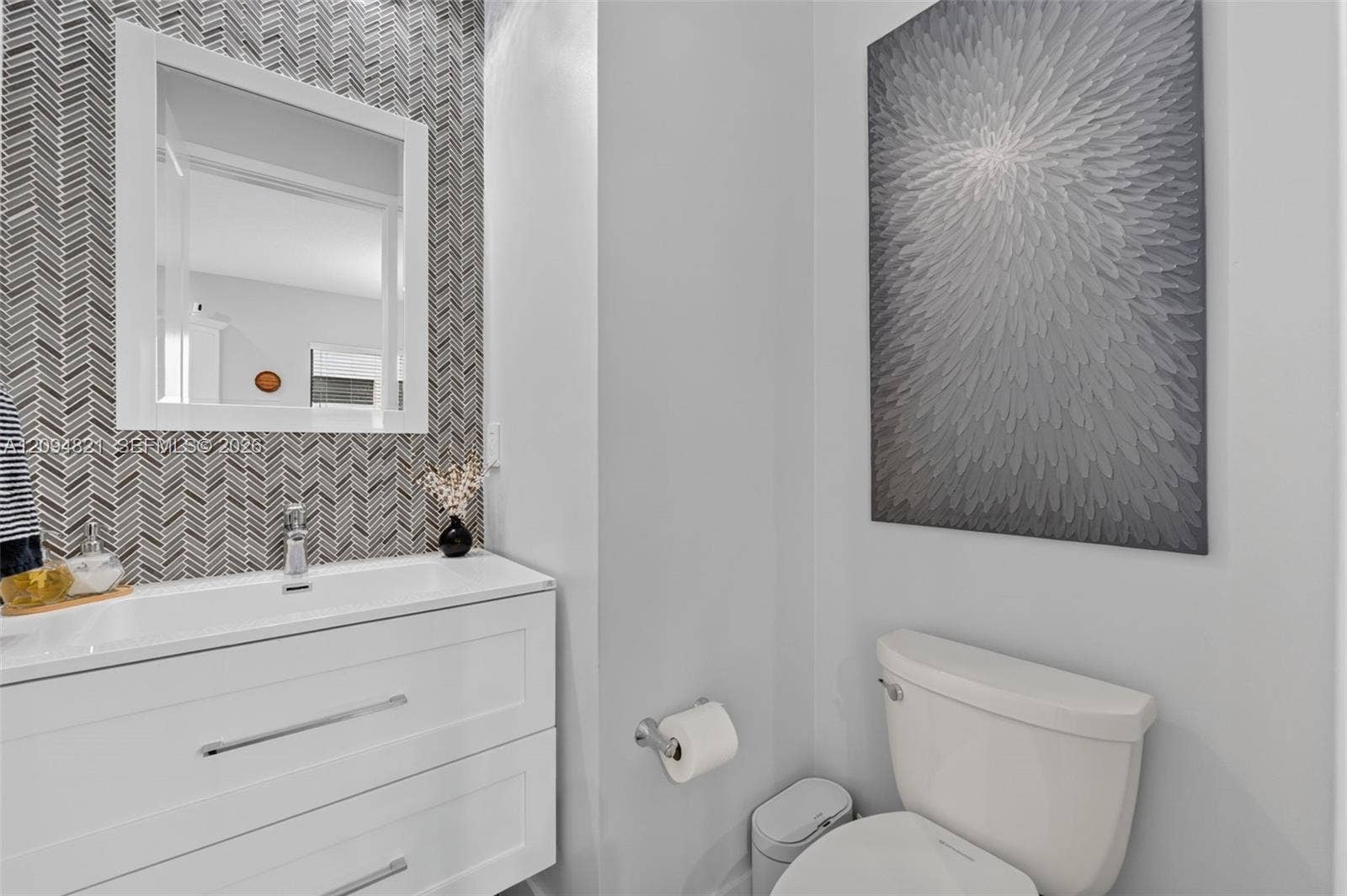 Downstairs half bath