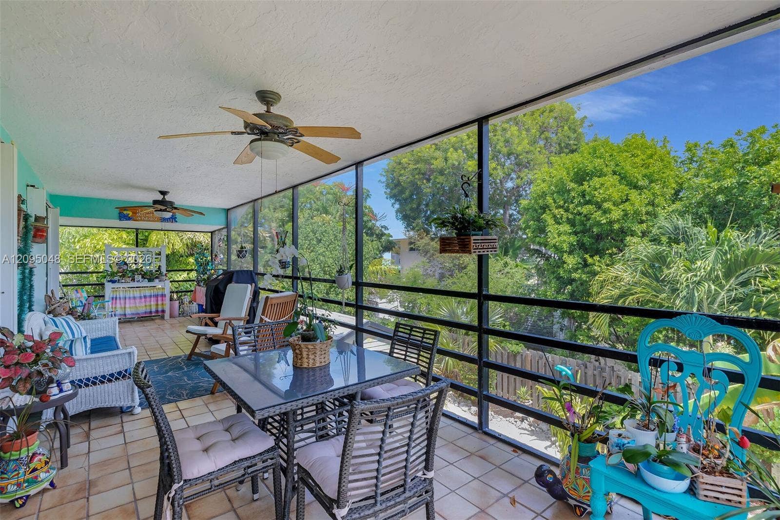 88 Marina Avenue, Key Largo, FL 33037 Screened Back Balcony Up - Extrawide