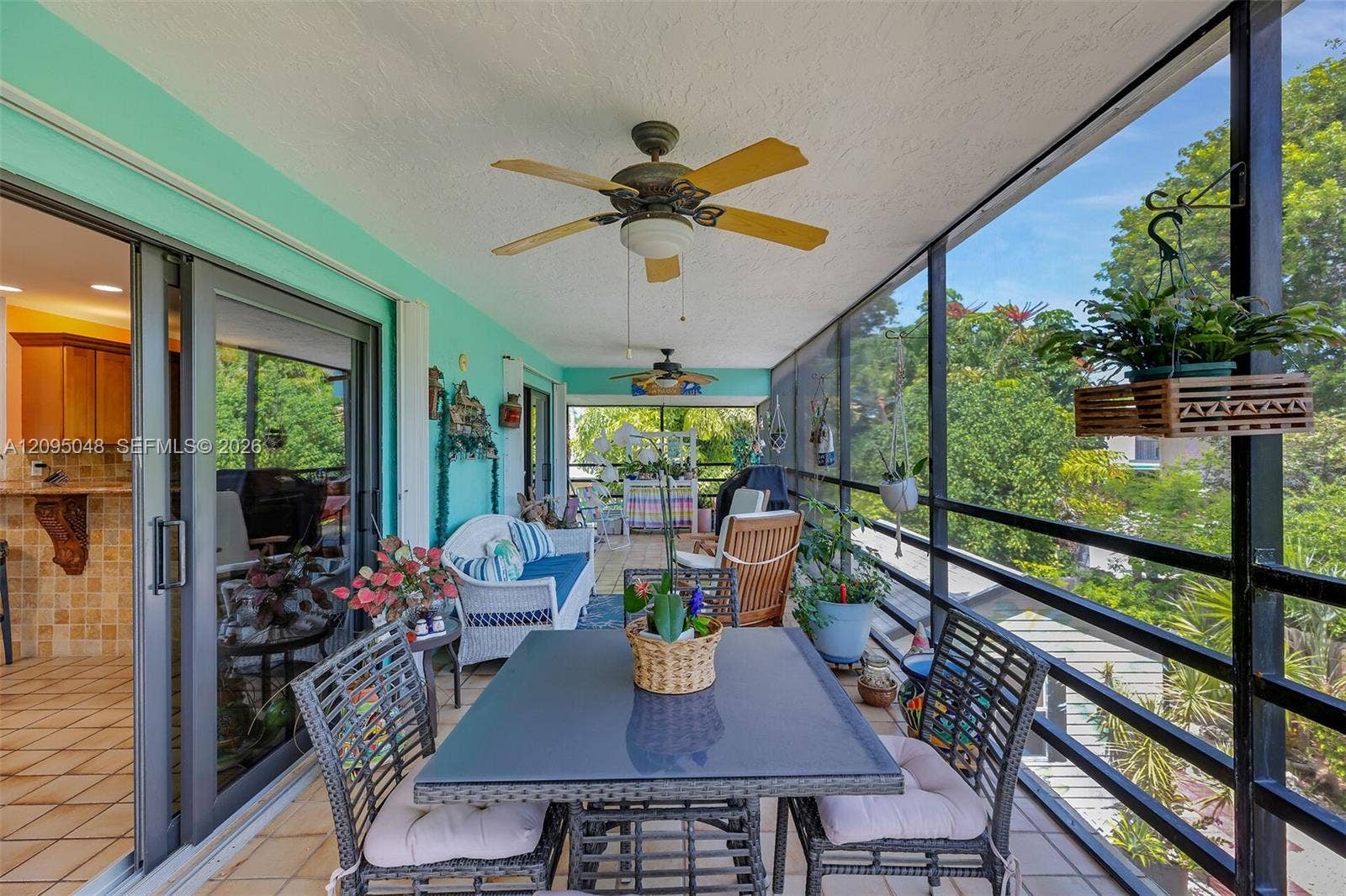 88 Marina Avenue, Key Largo, FL 33037 Screened Back Balcony Up